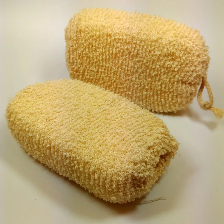nuovo 100 natural sisal spugna da bagno telo da bagno di massaggio spa spazzola da