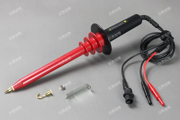 고전압 프로브 40KV DC 28KV AC 1000Mohm 입력 1000:1, 4 멀티미터 워런