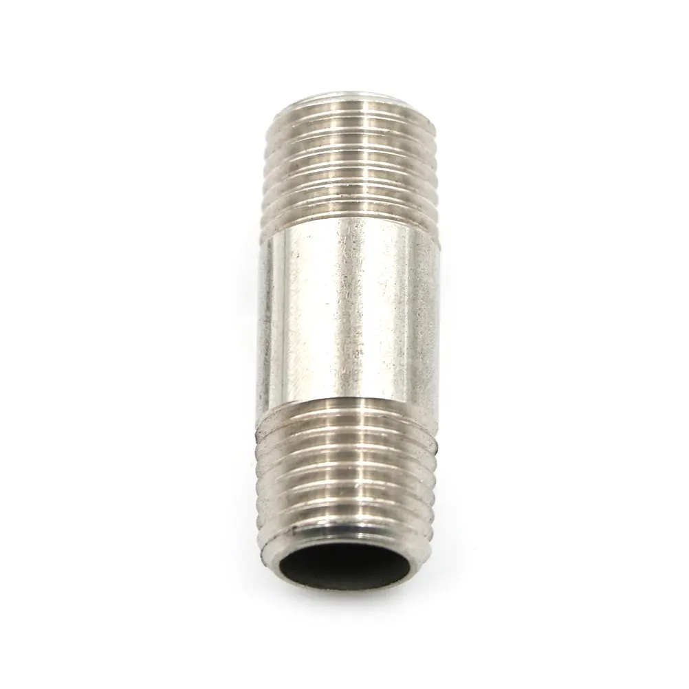 1 шт. Шестигранная резьба Nipple1/4 &quotПапа x 1/4&quot Папа 304 нержавеющая сталь BSPP