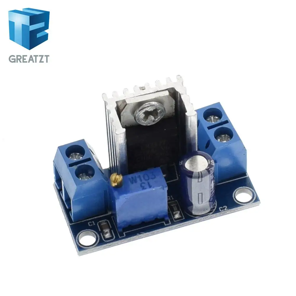 

LM317 DC-DC Converter Buck Step Down Circuit Board Module Linear Regulator LM317 Adjustable Voltage Regulator Power Supply
