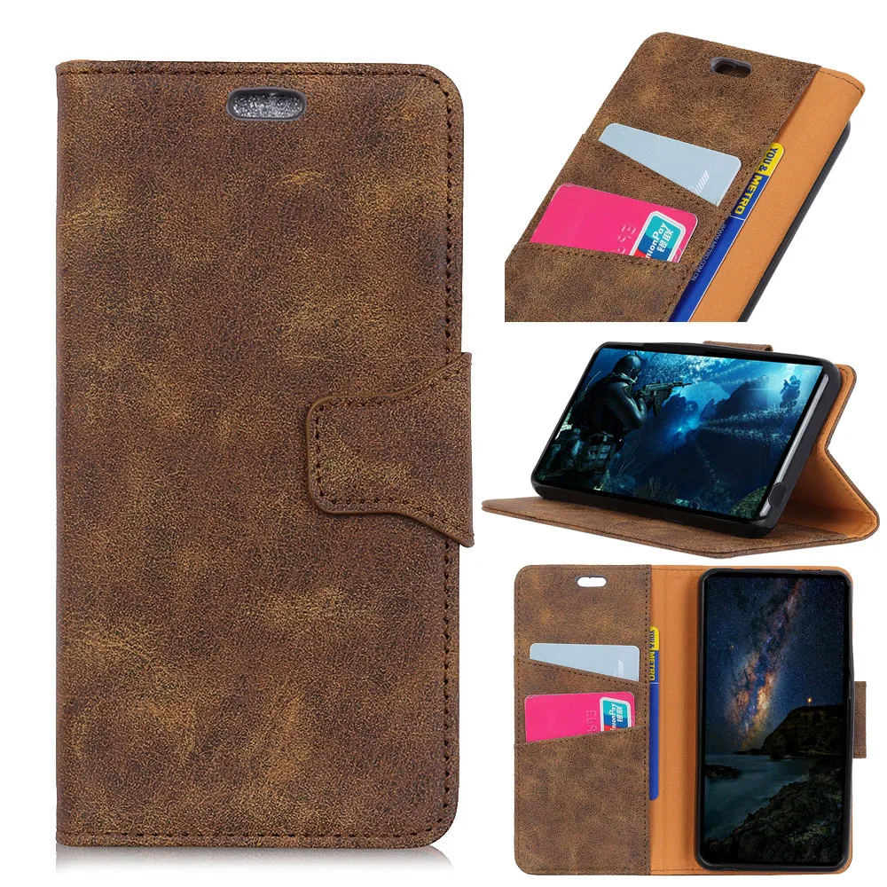 Кожаный чехол книжка с подставкой для телефона Xiaomi mi 8 SE Note 3 4 4X Red 6 6A 5 plus S2 X 2 S 5A