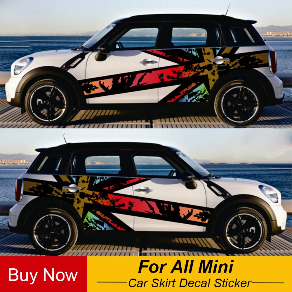 Двусторонняя наклейка на дверь автомобиля Jack для MINI Cooper F54 F55 F56 F60 R55 R56 R60 Countryman