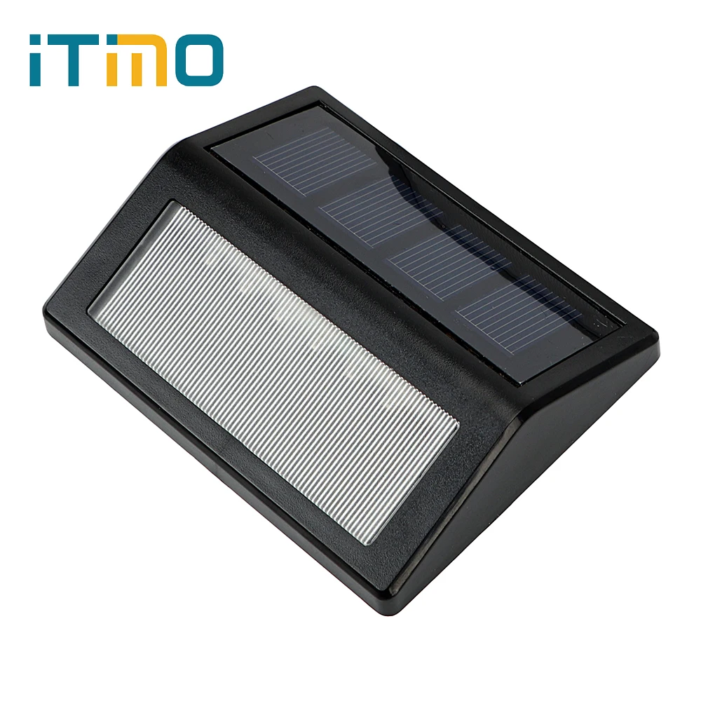 

Wireless Outdoor Lighting Waterproof Emergency 6 LEDs Light Sensor Garden Pathway Stairs Light Solar Wall Lamp