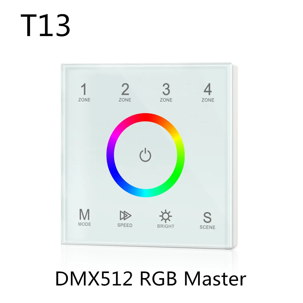 85-265VAC 4 зоны 2 4G яркость RGB/RGBW сенсорная панель дистанционного управления