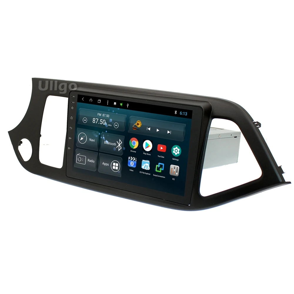 Discount 9 inc Octa Core Android 8.1 Car DVD GPS for Kia Morning Picanto Autoradio GPS Car Head Unit with Radio RDS BT Wifi Mirror-link 2