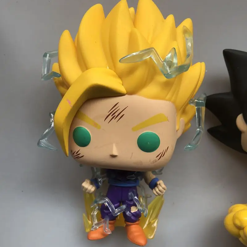 Эксклюзивный Funko pop Secondhand Аниме: Dragon ball Z-Young Goku, Гохан Виниловая фигурка Коллекционная модель свободная игрушка - Цвет: Зеленый