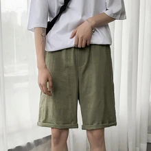 Мужские шаровары хлопковые брендовые шорты для бега Бодибилдинг мужской хип-хоп стиль пляж Tide повседневные светло-зеленые спортивные шорты размер m-xl