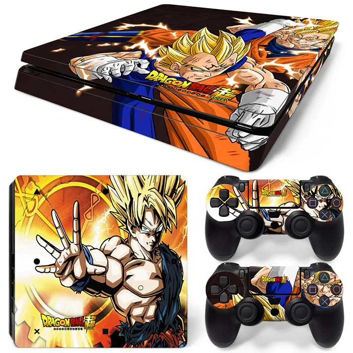 

Dragon Ball Vinyl Games Skin Sticker For Play Station 4 PS4 Slim Console Controllers Stickers PS 4 S Accessories
