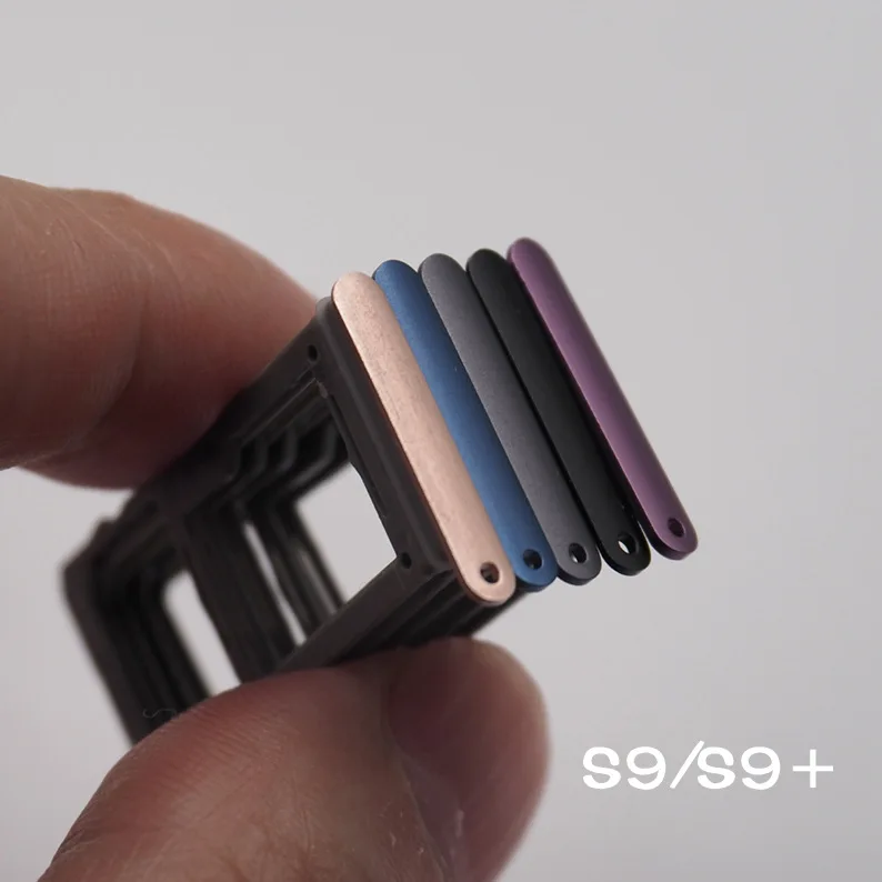 1 шт. держатель для чтения sim карт samsung Galaxy S9 G960 Plus + G965 лотка карты слот адаптер один