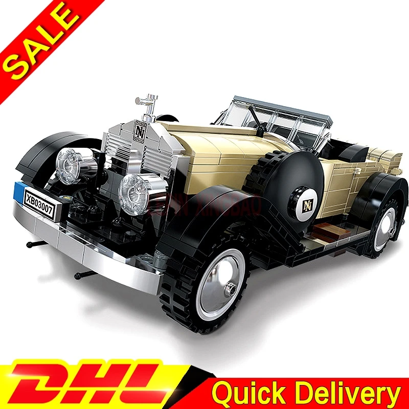 

XingBao 03007 Block Creative MOC Technic Kits The Rolls-Royce Nobleleings Set Building Blocks Bricks leleings Toys Gift Model