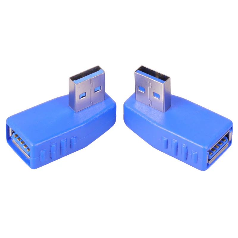 5 шт. USB3.0 (под углом 90 градусов) для разъем 3 0 Версия usb A штекер переходник с