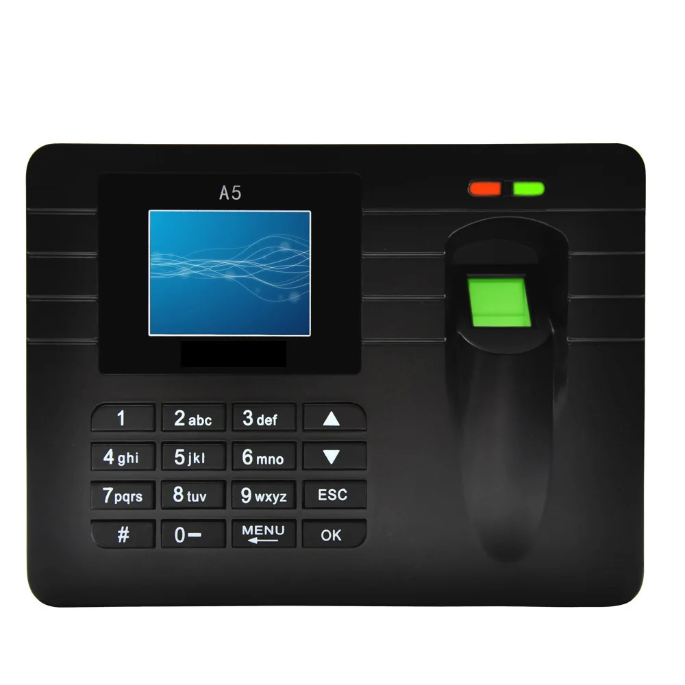 

A5 Company Office Fingerprint Attendance Access Control Color Screen Punch Card Machine