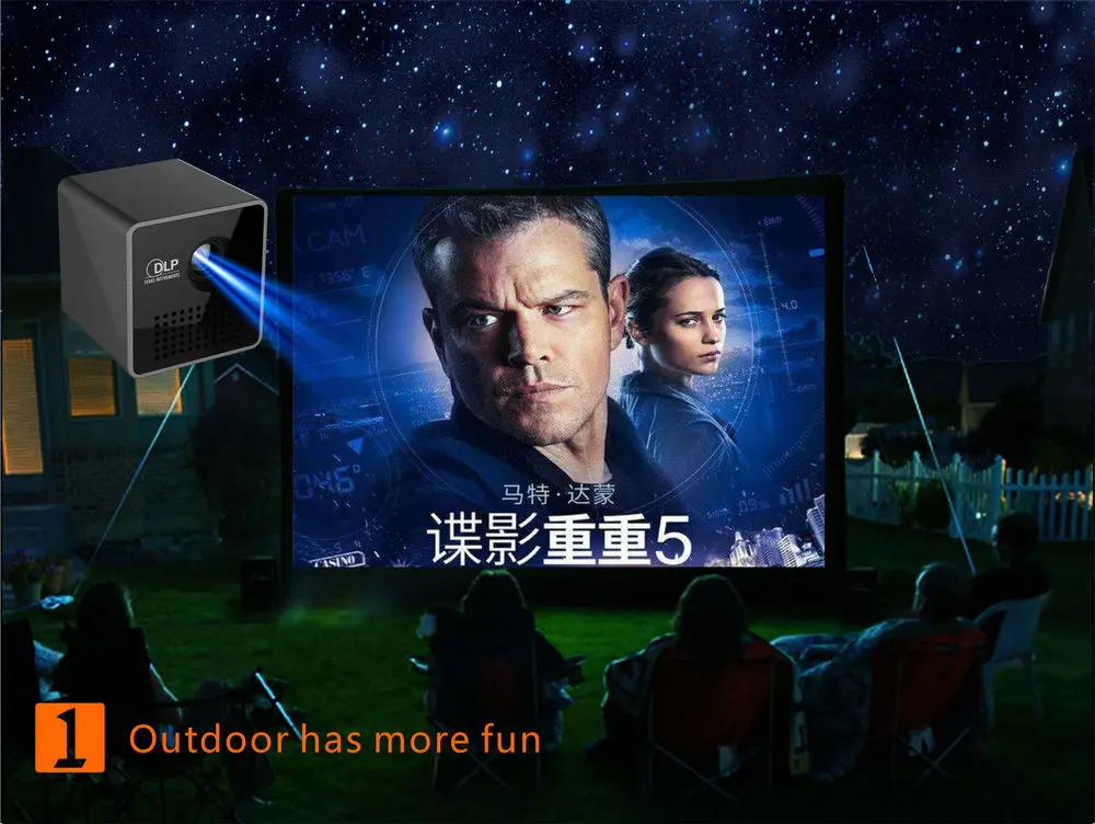 UNIC P1+Wifi Mini Led Projector (12)
