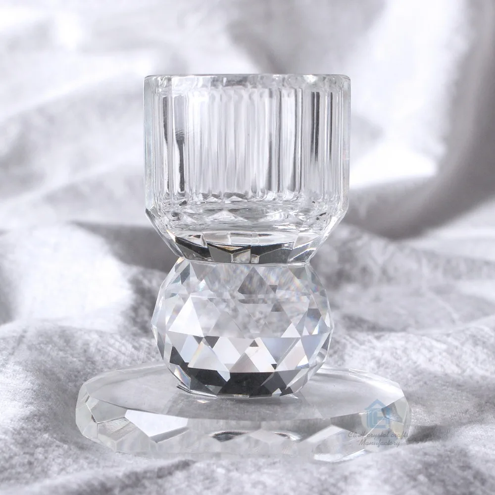 11.48US $ |Crystal Candle Holders Small Crystal Candlestick For Valentine&a...