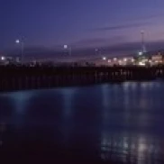 Ferris wheel in an amusement park  Santa Monica Pier  Santa Monica  Los Angeles County  California  USA Poster (18 x 6)