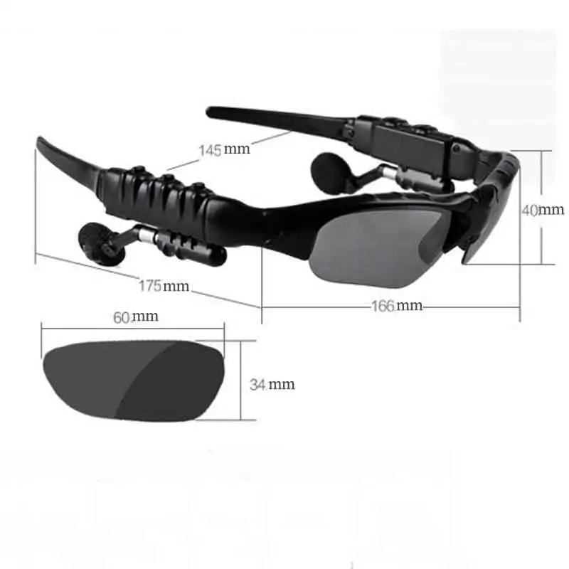 Anime Hatsune Miku Vocaloid Smart Sun Glasses Bluetooth 4.1 Stereo Music Wearable Devices Sport Headset for Phone MP3 MP4
