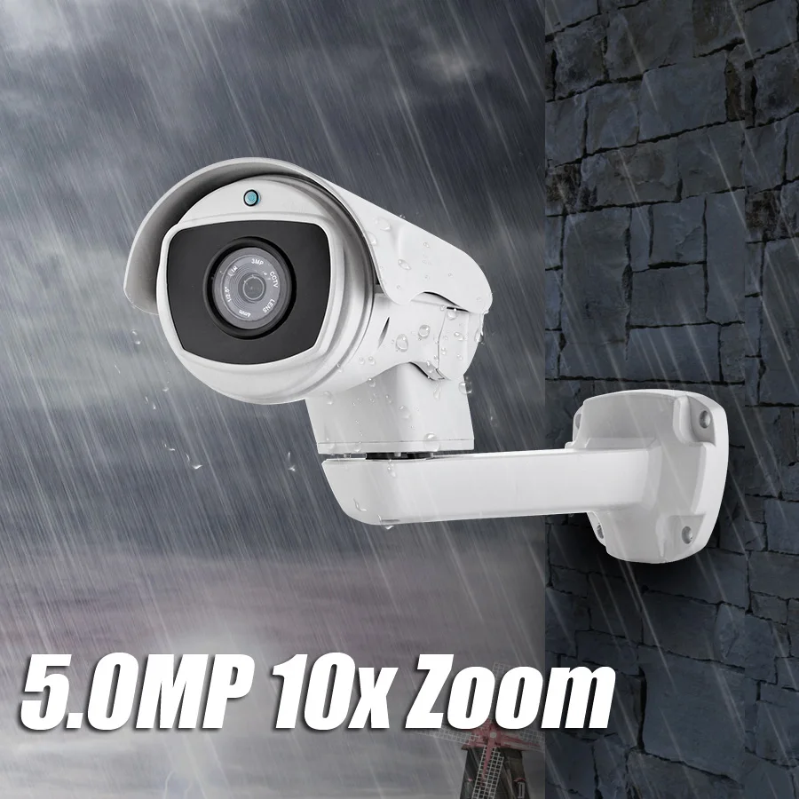 2.0MP/5.0MP Wi Fi IP Камера Открытый PTZ 4 9 49 мм ONVIF Водонепроницаемый H.264 HD видеонаблюдения