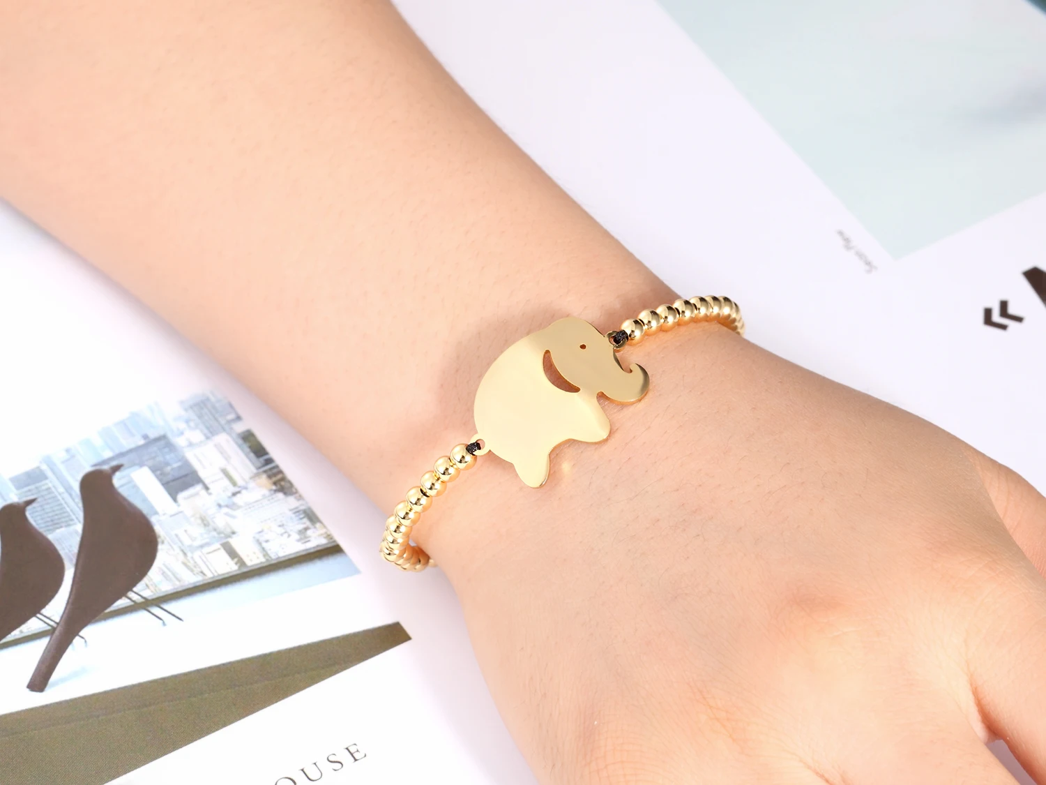 Charm Woman Maria Stainless Steel Bracelet Quality 4MM Beads Adjustable Size | Украшения и аксессуары
