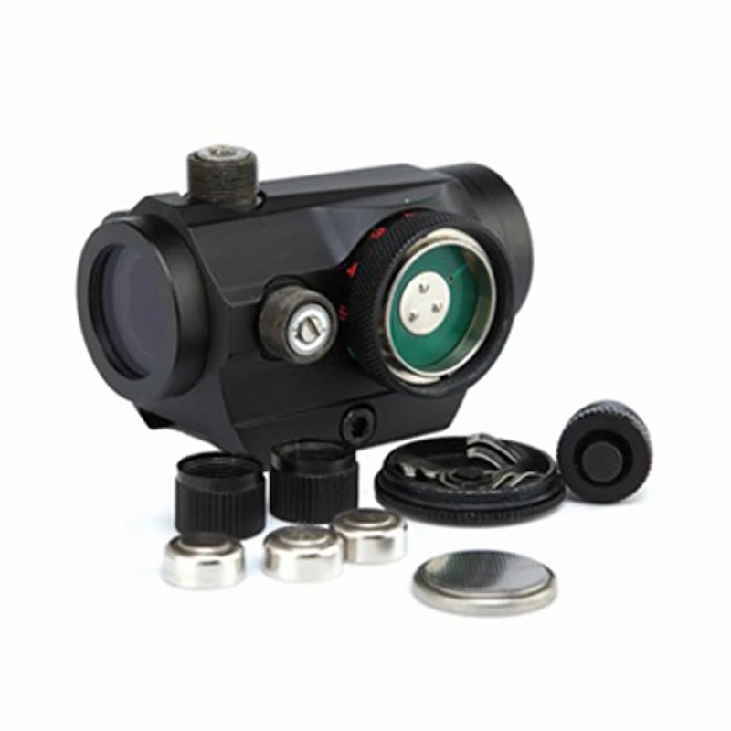 HD22B ar 15 M4 accessories tactical airsoft  rifle 1x22 red dot scope green reflex sight fits 20mm picatinny rail for hunting (3)