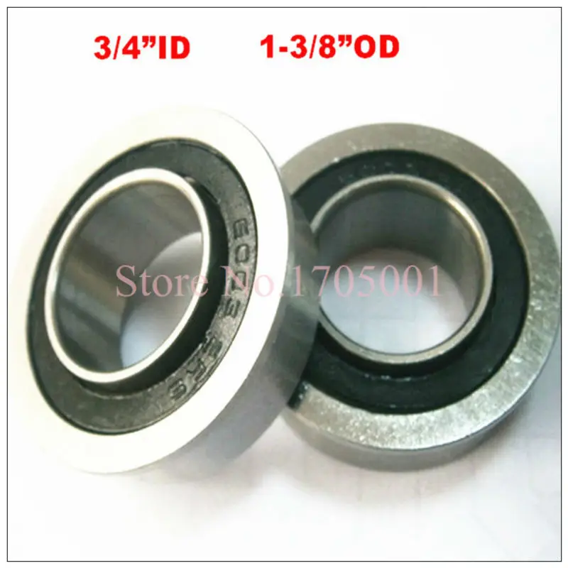 Lawn Mower Wheel Bearing 3/4 Inch Inside Diameter Flanged Bearing