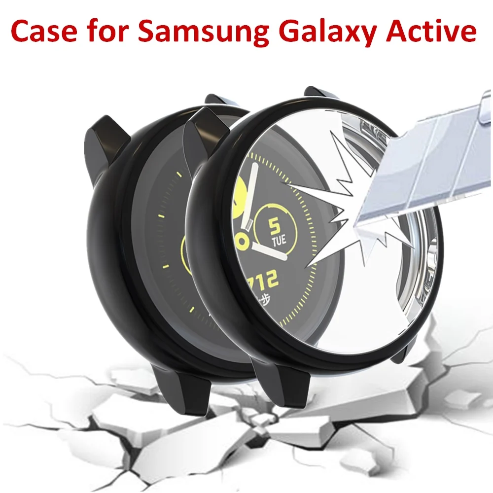

High-Quality TPU Screen Protector Case for Samsung Galaxy Watch Active Cover Unti-Shock Comprehensive Protection Bumper Shell