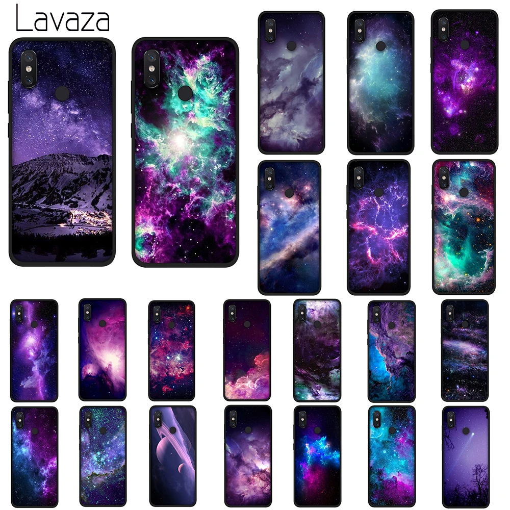 Мягкий силиконовый чехол Lavaza interstellar фиолетовый Космическая Звезда для Huawei Mate 10 20
