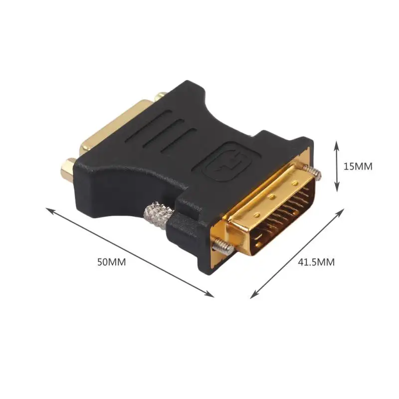 Позолоченный DVI 24+ 5 F-F разъем DVI Женский Joiner DVI-D 24+ 1 Мужской DVI-I24+ 5 Женский видео адаптер конвертер