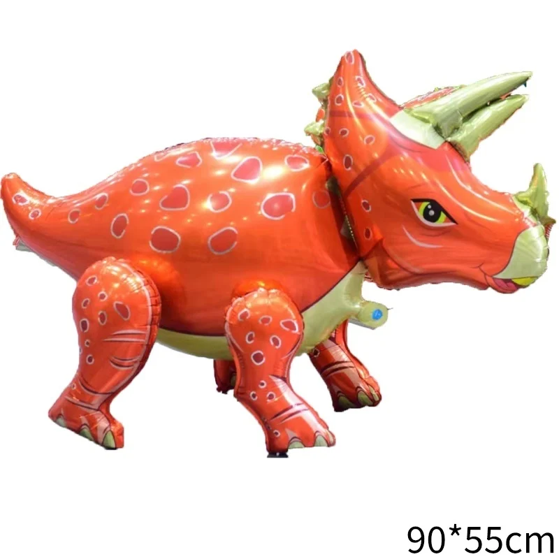 1 шт. 3D Динозавр воздушный шар из фольги стоящий красный динозавр зеленый дракон День Рождения украшения детский душ игрушка для детей глобалы