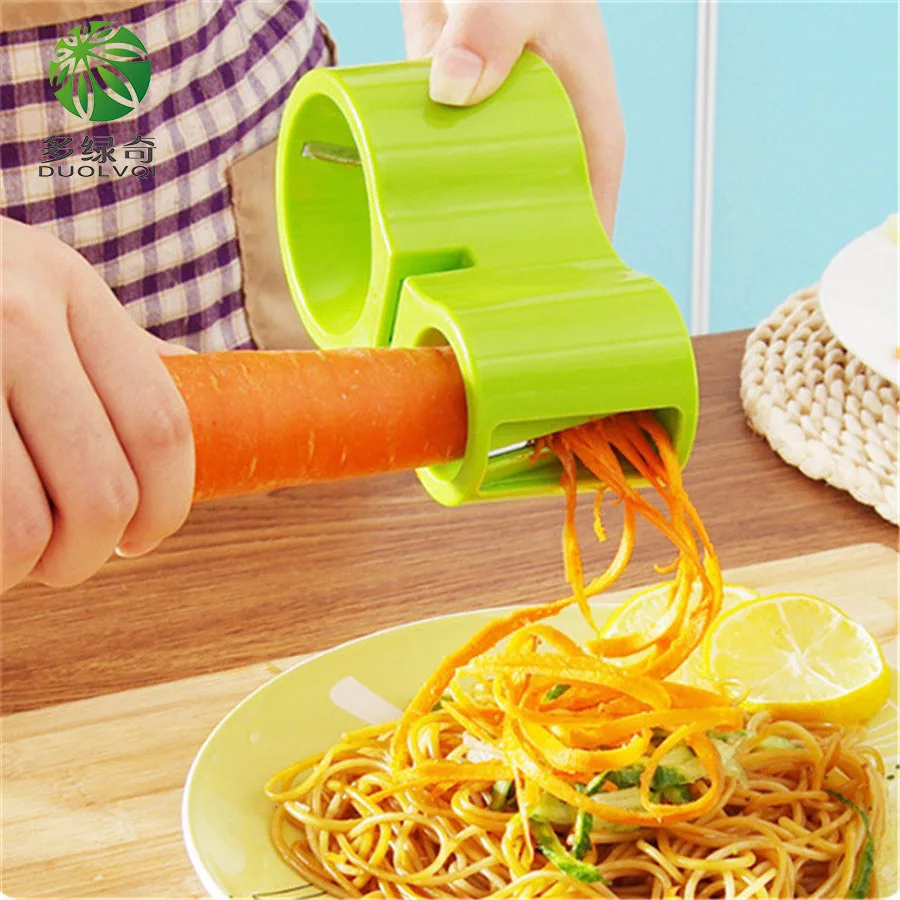 DUOLVQI Овощной Spiralizer Терка винт Терка колесо-точилка Фрукты Veggie измельчитель кухонные инструменты приспособления кухонные аксессуары