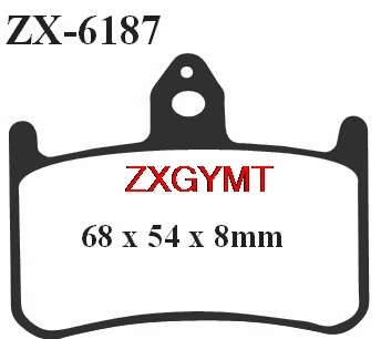 Sinter HH дисковые Тормозные колодки Набор для HONDA RVF 400 RVF400 RR NC35 1990 1996 передние и