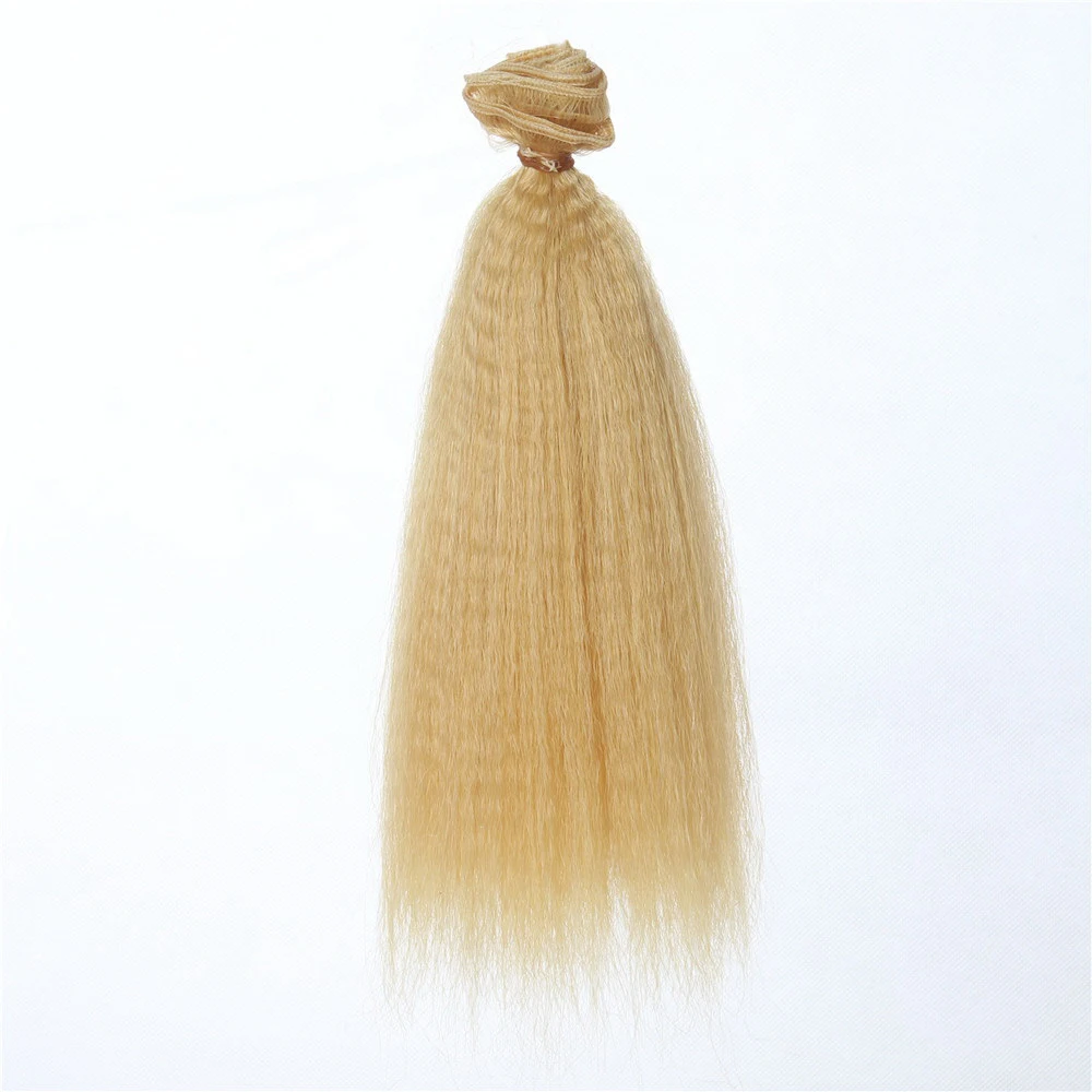 New Fashion 15100cm DIY Mini Tresses Doll Wig High Temperature Material Curly Hair Perm Wig For BJD Doll Accessories (3)