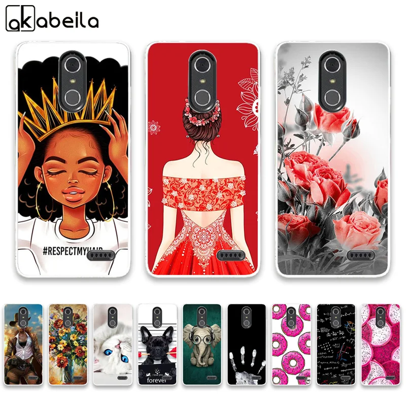 

AKABEILA Silicone Phone Cases For ZTE Grand X4 Case On The For ZTE Grand X4 Z956 5.5 inch Covers Flamingo Nutella Fundas Coque