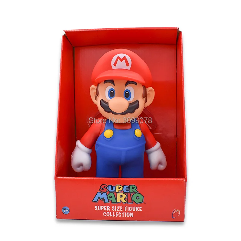 2 Styles Free Shipping Super Mario Bros Mario Luigi PVC Action Figure Collection Toy Doll 9\