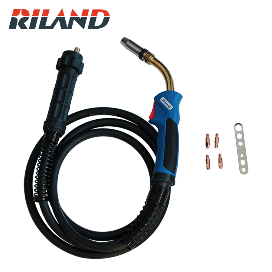 RILAND MIG24 3M Welding Torch Gun Air cooled Euro Connector MIG MAG