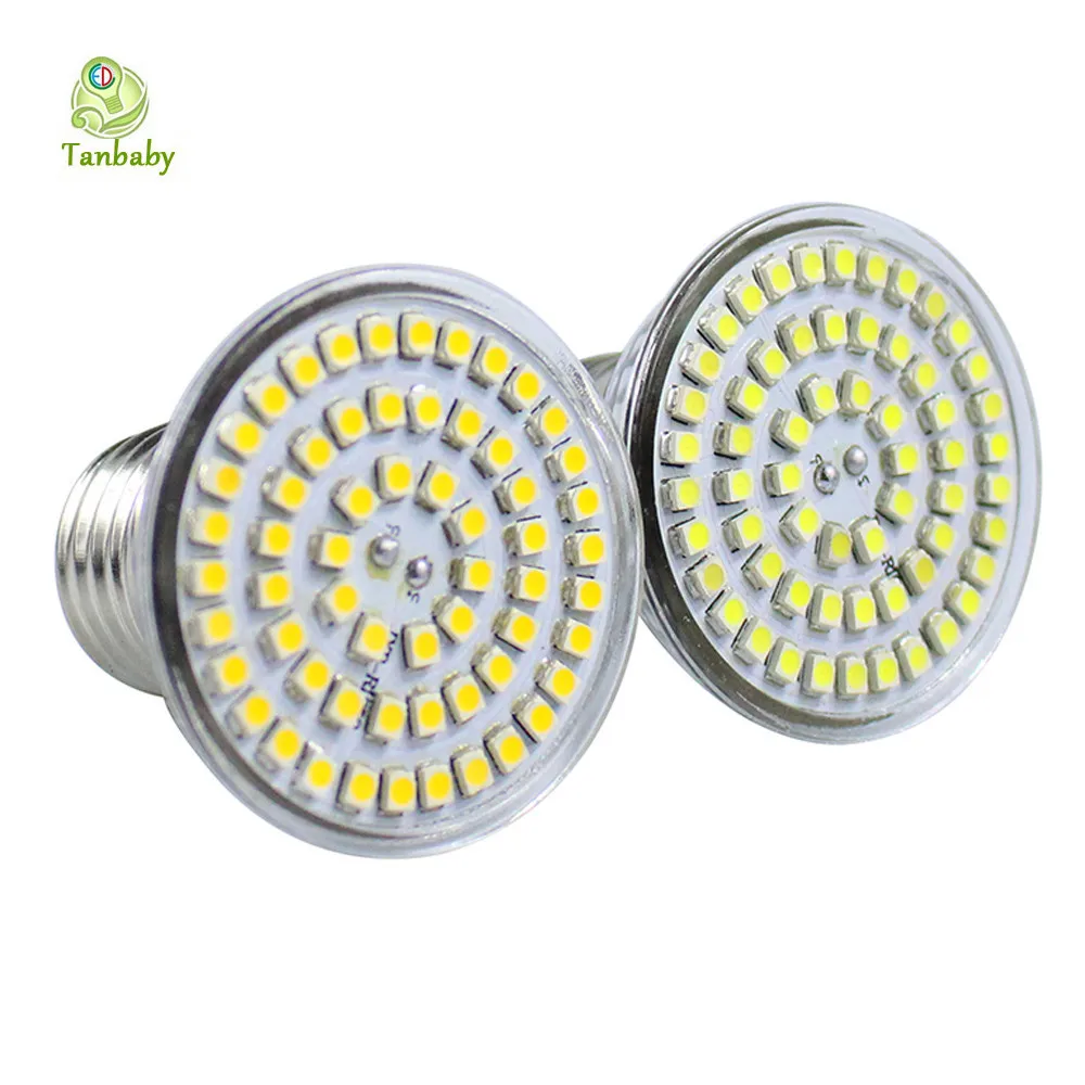 E27 GU10 MR16 точечный светодиодный 60 SMD 3528 стеклянный прожектор для тела AC220V DC12V белый, теплый белый высокий brightnes luminaria teto