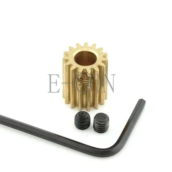 

1PCS 0.5M 15 Tooth 12mm Width Module 0.5 Motor Metal Spur Gear 4mm Bore Hole 1.57mm Pitch
