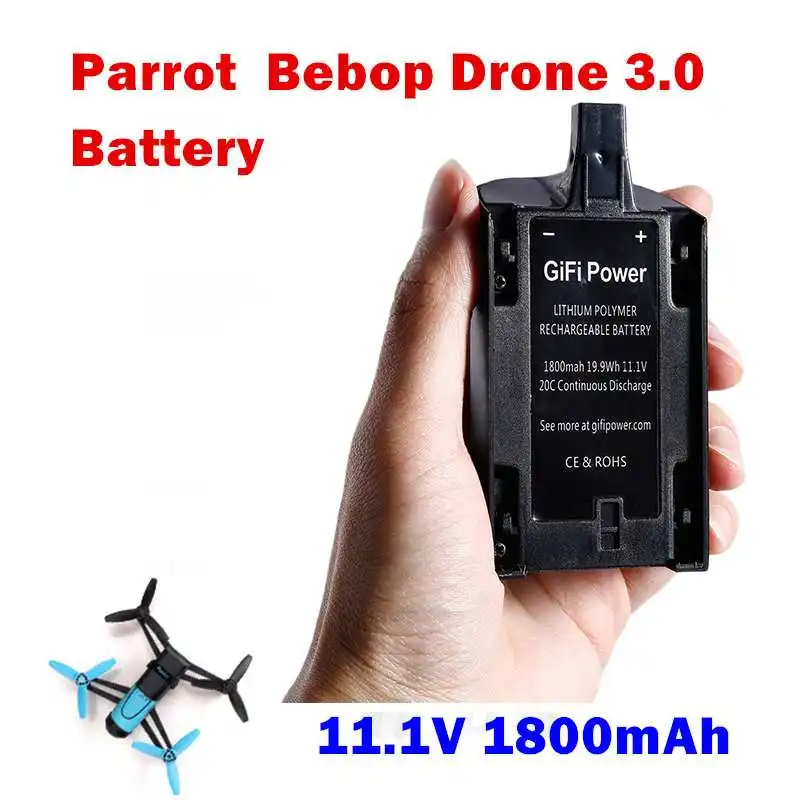 1pcs RC lipo Battery 11 1V 1800mAH Li Po Powerful Battery for Parrot Bebop Drone 3