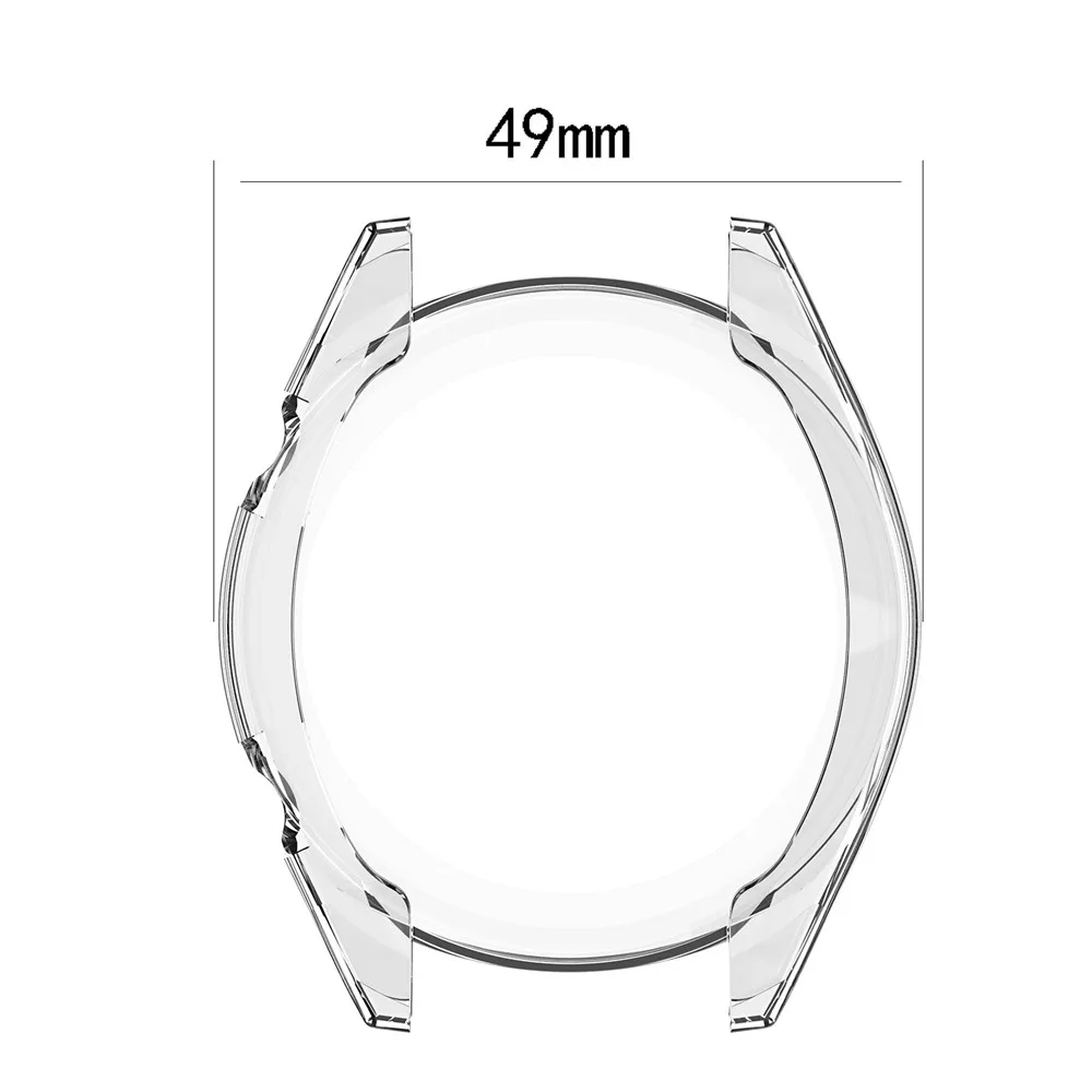 TPU Transparent Protective Case for Huawei Watch GT - Sport Active Classic Shell Frame Cover