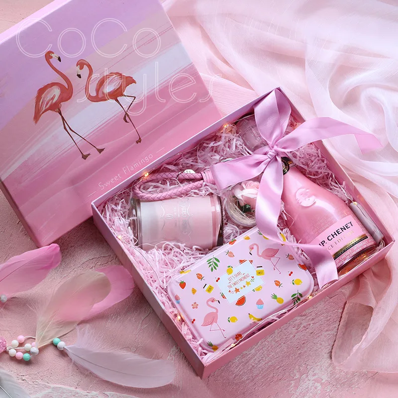 pink gift box with Thermos  (7)