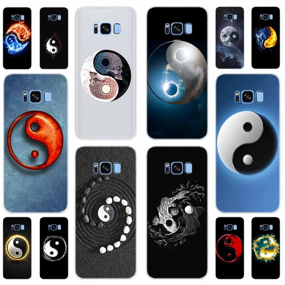 

Tai chi Yin Yang Pattern Case For Samsung Galaxy S8 S9 S10 Plus Note 10 9 8 Cover For Samsung S10E S7 S6 Edge S5