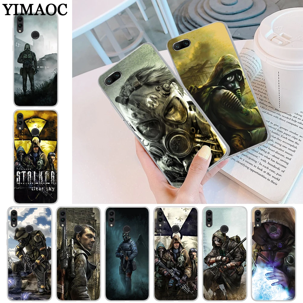 

YIMAOC stalker clear sky Luxury High-end Soft Silicone Case for Huawei honor 6A 7A 3GB Pro 7C 7X 8 Lite 8X 8C 9 Note 10