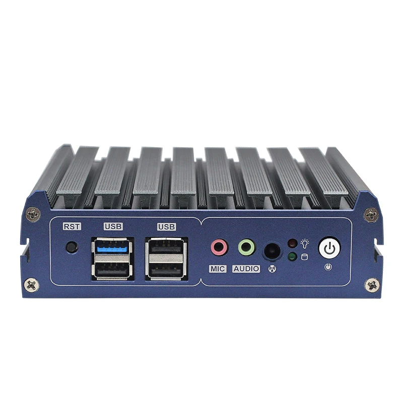 Мини-ПК N-BOX-J1 с E3845 2G/4G/8G ram 1* RJ45 RS232 Com 2* Lan порт 1* MINI-PCIE разъем sup порт wifi/3g модуль