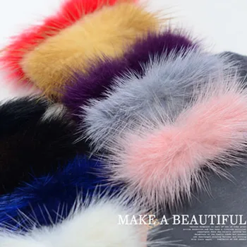 

Kewgarden High-grade Mink Hair Handmade Bowknot Sheet DIY Hair Accessories 3*7cm 4pcs/set