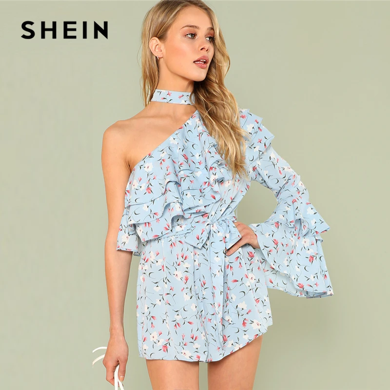 JYConline 2017 One Shoulder Bodysuit Women Body Top