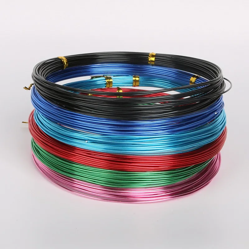 1mm 18 Gauge 10M Anadized Aluminum Craft Floristry Wire Round ...