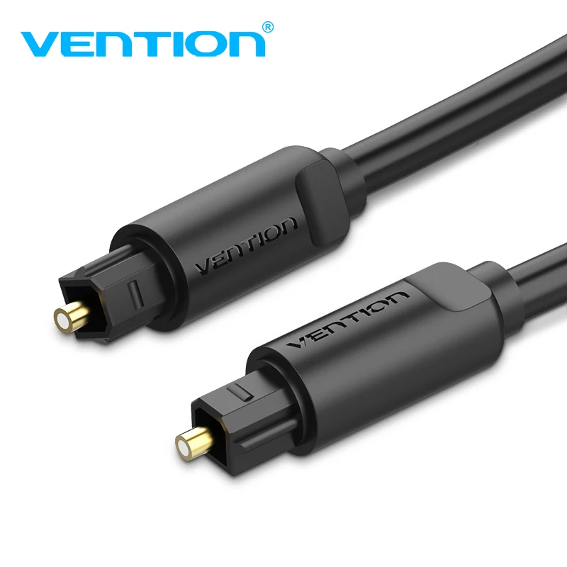 Цифровой оптический аудиокабель Vention Toslink позолоченный 1 м 2 3 коаксиальный кабель