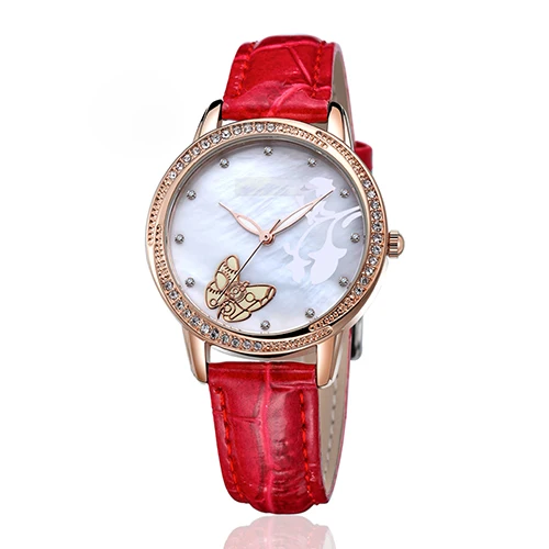 

Fashion brand women watches leather strap casual lady wristwatches NO.2