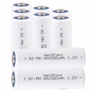 

Lowest price 9 piece AA battery 1.2v batteries rechargeable 1500mAh nimh battery for power tools akkumulator