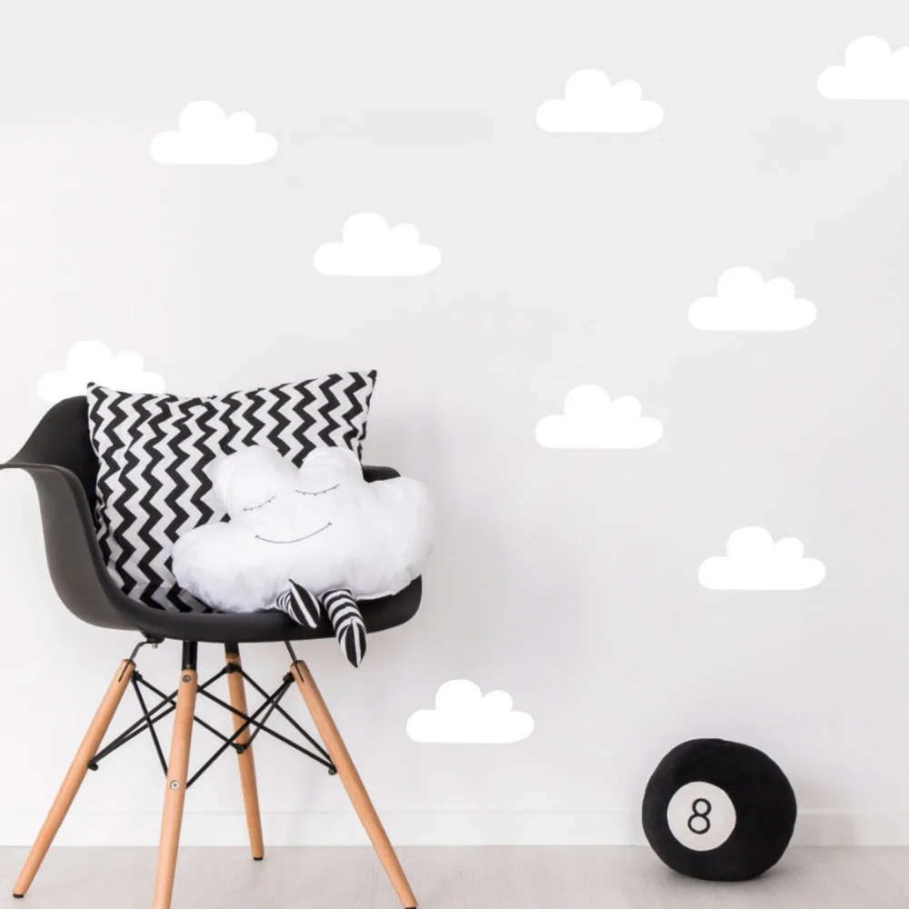 65x125 ملليمتر الغيوم جدار ملصقا ، الفينيل سحابة جدار الفن الحضانة الاطفال الطفل غرفة ، مجموعة 60 الغيوم المنزلية الديكور ملصقات Z278