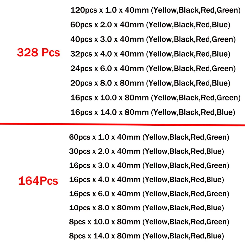 Термоусадочные трубки 328 шт цветные 2:1 полиолефиновые трубки 164 шт втулки обруча провода набор трубки обруча рукав Ассорти 8 размеров